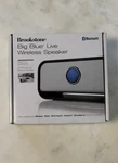 Brookstone Big Blue Live Wired/wireless Portable Speaker System. Fixed Price $29.99.