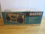 Brand New Sanyo DC-C30 Radio Double Cassette, Cd Changer, 80 Watts Boombox. Fixed Price $399.99.
