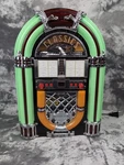 Nostalgia Classics 1940S Replica Jukebox WCD-4090 Radio Green Neon Tested. Fixed Price $49.95.