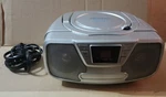 Riptunes Boombox Am/fm Radio, Stereo Sound, Aux-in, Ac/dc Dual Power Portable. Fixed Price $38.99.