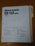 Crown CS-122 Service Manual Original Repair Book Stereo Boombox Radio Tape Deck. Fixed Price $25.00.