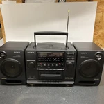 Sony CFD-440 Portable Boombox Stereo Am/fm/cd/cassette Player Vintage. Fixed Price $74.99.