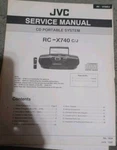 Jvc RC-X740 Portable Radio / Boombox Factory Service Manual *original*. Fixed Price $12.99.