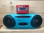 Vintage Soundesign Am/fm Stereo Receiver/cassette Recorder 4629TL Turquoise Tape. Fixed Price $69.67.