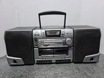Vintage Aiwa CA-DW530 Cd Dual Cassette Am/fm Radio Stereo Boombox 1998, Read. Fixed Price $69.99.
