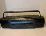 Realistic SCR-23 Stereo Sound Dual Cassette Recorder Am/fm Radio- Tested. Fixed Price $35.00.