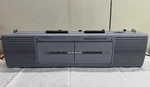Vintage Crown Japan SZ-280 Twin Double Cassette Stereo Radio Only Works. Fixed Price $49.99.