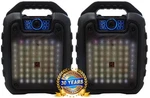 Pair Of Mr Dj Disco 5.25" Portable Powerful Bluetooth Speaker Karaoke Machine. Fixed Price $89.99.