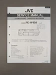 Jvc Model RC-W40J Stereo Radio Cassette Recorder Service Manual D-1982. Fixed Price $29.95.
