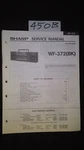 Sharp WF-372 Bk Service Manual Original Repair Book Boombox Ghettoblaster Radio. Fixed Price $25.00.