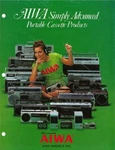 Aiwa - Portable Cassette Brochure Catalog 1982 English. Fixed Price $13.99.