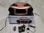 Emerson EDL-2870-RG Bluetooth Dvd Boombox Am/fm Radio & Digital Tv Rose Gold. Fixed Price $180.00.