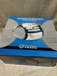 Vextra Portable Cd Boombox With Cassette And Am/fm Radio Nib VX972. Fixed Price $47.96.