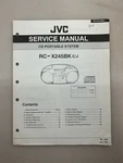 Jvc RC-X245BK C/j Original Service Manual Free Shipping. Fixed Price $14.00.