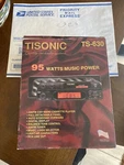 Tisonic TS-630 95 Watts Music Vehicle Stereo New In Box Cassette/radio Player. Fixed Price $79.00.