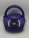 Sylvania Retro Portable Cd Boombox With Am/fm Radio, Auxiliary - Purple. Fixed Price $47.00.