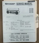 Sharp Qt 12S 12R 12Y 12B Service Manual Original Repair Book Tape Recorder Radio. Fixed Price $32.50.