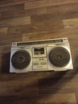 Vintage Sanyo M9935K Boombox FM/SW1/SW2/MW Radio Cassette Player Working. Fixed Price $175.00.