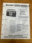 Sharp GF-4141 (a) Boombox Tape Deck Service Manual Vintage Oem Diagrams Repair. Fixed Price $14.99.