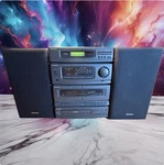 Panasonic Audiophile SA-DH30 Stereo Cd Changer Cassette Deck System Works. Fixed Price $182.53.