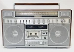 Vintage Sanyo M-X820K Boombox Rare Cassette Ghetto-blaster. Fixed Price $3000.00.