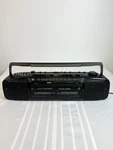 Vintage Dual Cassette Boombox 3-5639A Auto Reverse Eq Tested Working Retro. Fixed Price $54.95.
