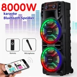 12'' Dual Portable Bluetooth Speaker Subwoofer Fm Heavy Bass Sound Karaoke W/mic. Fixed Price $125.99.