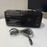 Sony Weather Radio CFM-165TW Am/fm Portable Cassette & Works W/ Cord. Fixed Price $32.99.