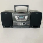 Vtg Sony Boombox CFD-ZW155 Mega Bass Cd Dual Cassette Am/fm Radio See Video. Fixed Price $179.00.