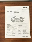 Sanyo MCD-Z43 Boombox Stereo Service Manual *original*. Fixed Price $12.97.