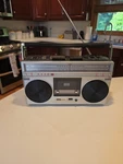 Vintage Montgomery Ward Airline Gen 3993 Boombox Radio Cassette As-is *read*. Fixed Price $29.95.