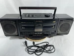 Jvc PC-V77 Boombox W/detaching Speakers 3-D Bass, Restored Vintage Ghettoblaster. Fixed Price $219.00.