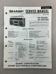 Sharp GF-4343 Original Service Manual Free Shipping. Fixed Price $14.00.