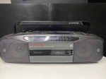 Vintage General Electric Auto Reverse Casette Boombox Model # 3-5628A *read*. Fixed Price $30.00.