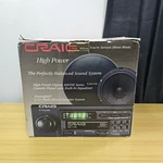 Craig AG1110K Stereo Cassette Player Am Fm Radio 2 SG310 Powerplay Speakers 6.5". Fixed Price $199.99.