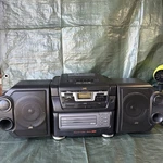 Vintage Jvc PC-XC8BK Stereo Am/fm Cd Cassette Boom Box Tested Working 110%. Fixed Price $115.00.