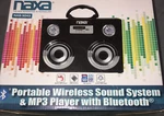Naxa NAS-3043 Portable Wireless Sound System & MP3 Player With Bluetooth New. Fixed Price $30.00.