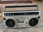 Sears SR2100 Boombox Cassette Player For Parts Restoration. Fixed Price $49.99.