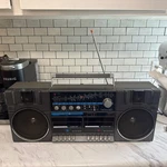 Rising Rc 1616 Fm Stereo Radio Cassette Boombox Vintage. Fixed Price $149.99.