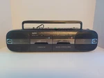 Vintage 1988 Sanyo Mw 707 Dual Cassette Am Fm Radio Boom Box. Fixed Price $15.00.