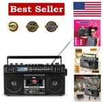 Portable Qfx J-220BT Boombox With Bluetooth, Dual Speakers & Recording Functions. Fixed Price $69.27.