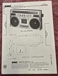 Sams Photofact 2270-3 Service Manual For Sanyo M9830K Portable Stereo. Fixed Price $26.90.