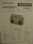 Sanyo Cassette Recorder Original Service Repair Manual. Fixed Price $13.55.