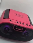 Riptunes Pink Cd MP3 Stereo Boombox Bluetooth Am/fm Radio Usb Sd Aux. Fixed Price $30.00.
