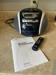 Sony Psyc CFD-E95 Navy Blue Color Changing Display 2004 Y2K Boombox W/ Remote. Fixed Price $99.00.