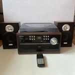 Jensen Cd Cassette Record Player Spectra Merchandising JTA-475 Turntable. Fixed Price $120.00.