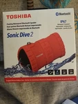 Toshiba Floating Wterproof Bluetooth Speaker. Fixed Price $40.00.