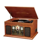 Innovative Technology VTA-200B-MAH 6-IN-1 Victrola Entertainment Center Open Box. Fixed Price $123.49.