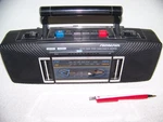 Soundesign Mn 4620BLK Portable Am Fm Band Stereo Radio Cassette Recorder. Fixed Price $9.99.