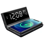 Supersonic Dual Alarm Clock With 2-IN-1 Wireless Charger 4 Brightness Levels. Fixed Price $27.99.